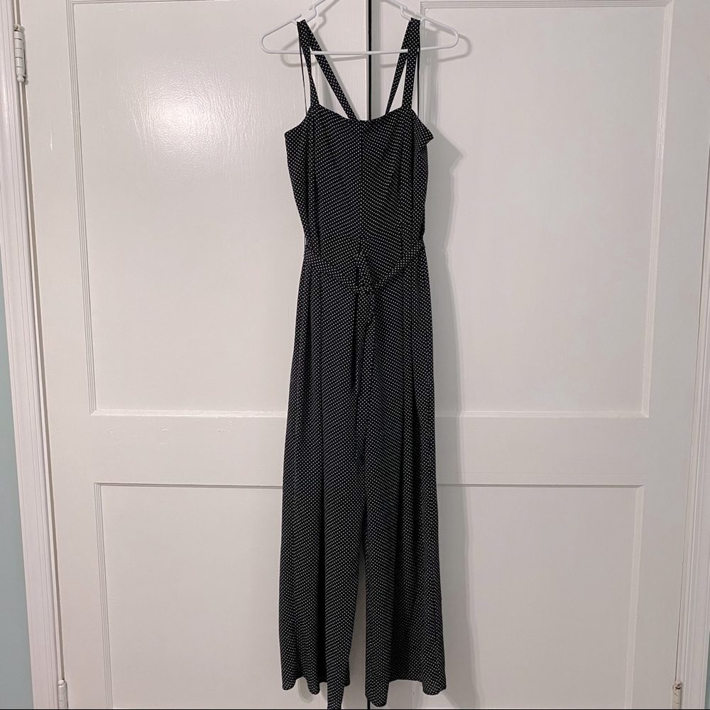 STITCH FIX Black and white Polkadot Superfoxx Jumpsuit XL